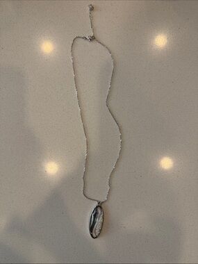 Swarovski Silver-Tone Crystal Long Pendant Necklace